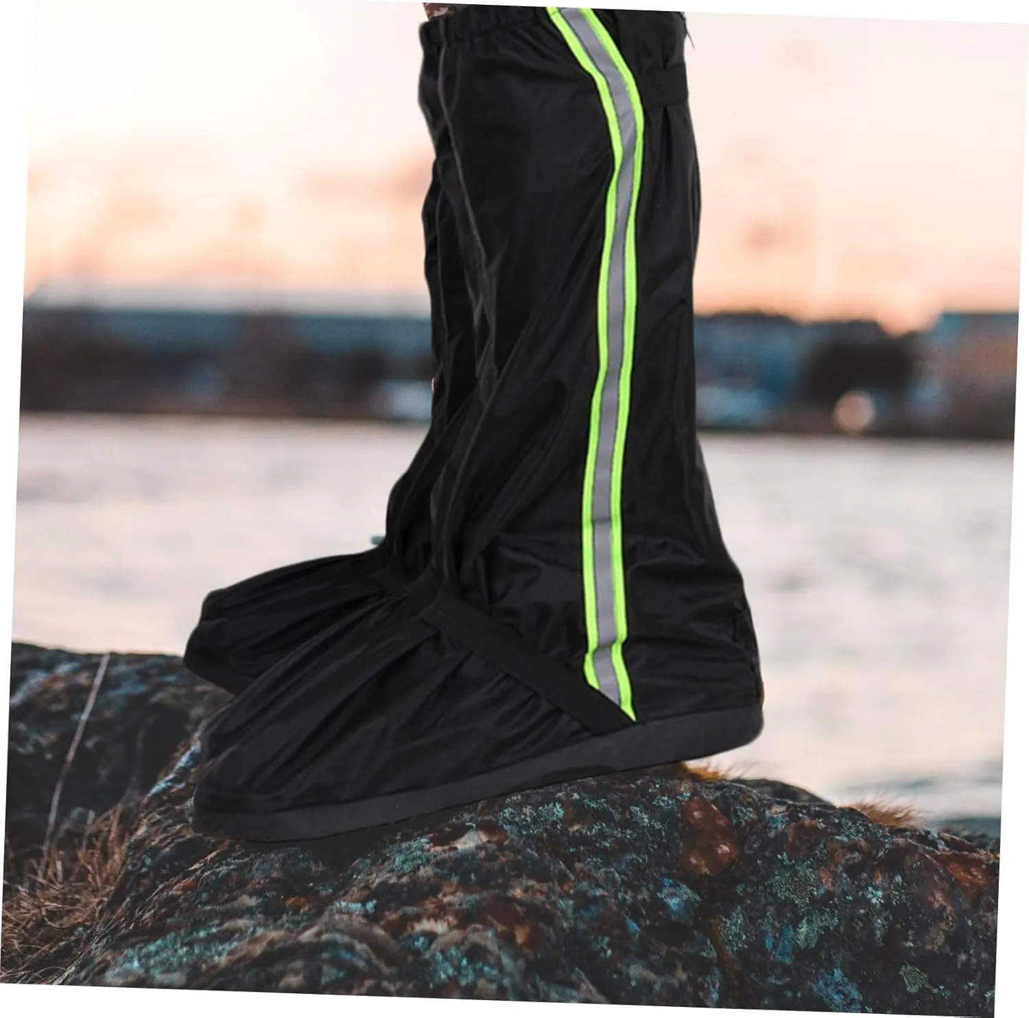 1 Pair Shoe Cover Outdoor Gaiters Climbing Gaiters Outdoor Rainproof Gaiters Rainproof Leg Cover