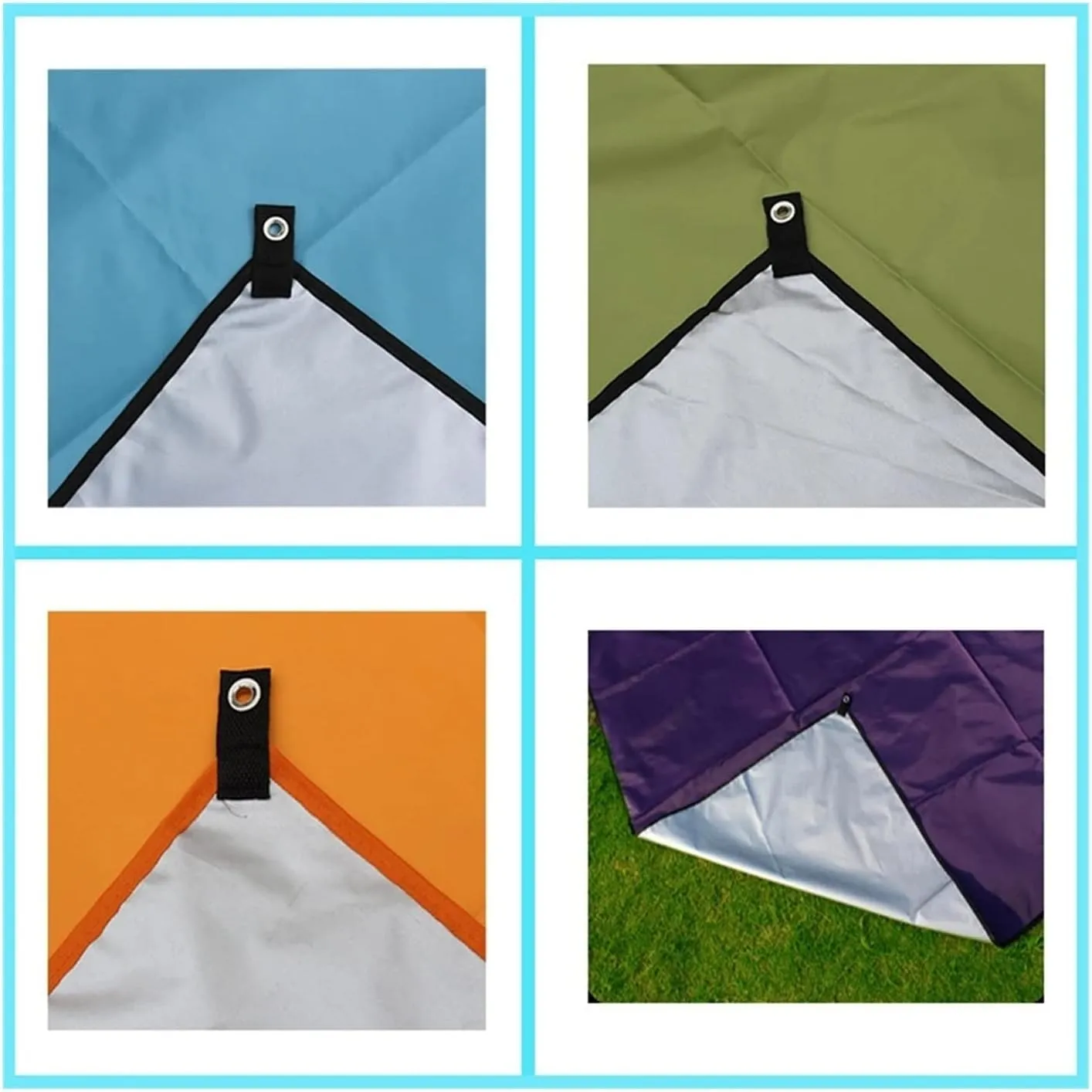 1 Piece Ultralight Lightweight Mini Sun Shelter Awning Camping Mat (Color : Black, Size : 140 x 200cm)