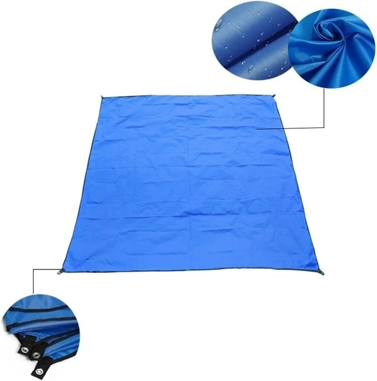 1 Piece Ultralight Lightweight Mini Sun Shelter Awning Camping Mat (Color : Black, Size : 140 x 200cm)