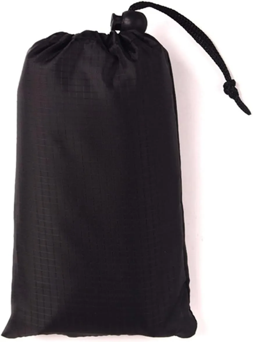 1 Piece Ultralight Lightweight Mini Sun Shelter Awning Camping Mat (Color : Black, Size : 140 x 200cm)