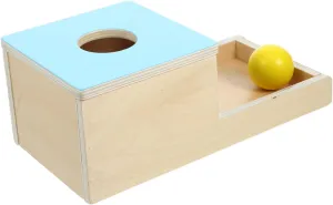 1 Set Wooden Ball Toss Box Hand Eye Coordination Educational for Boys and Fine Motor Skills Development Safe and Smooth Surface Present