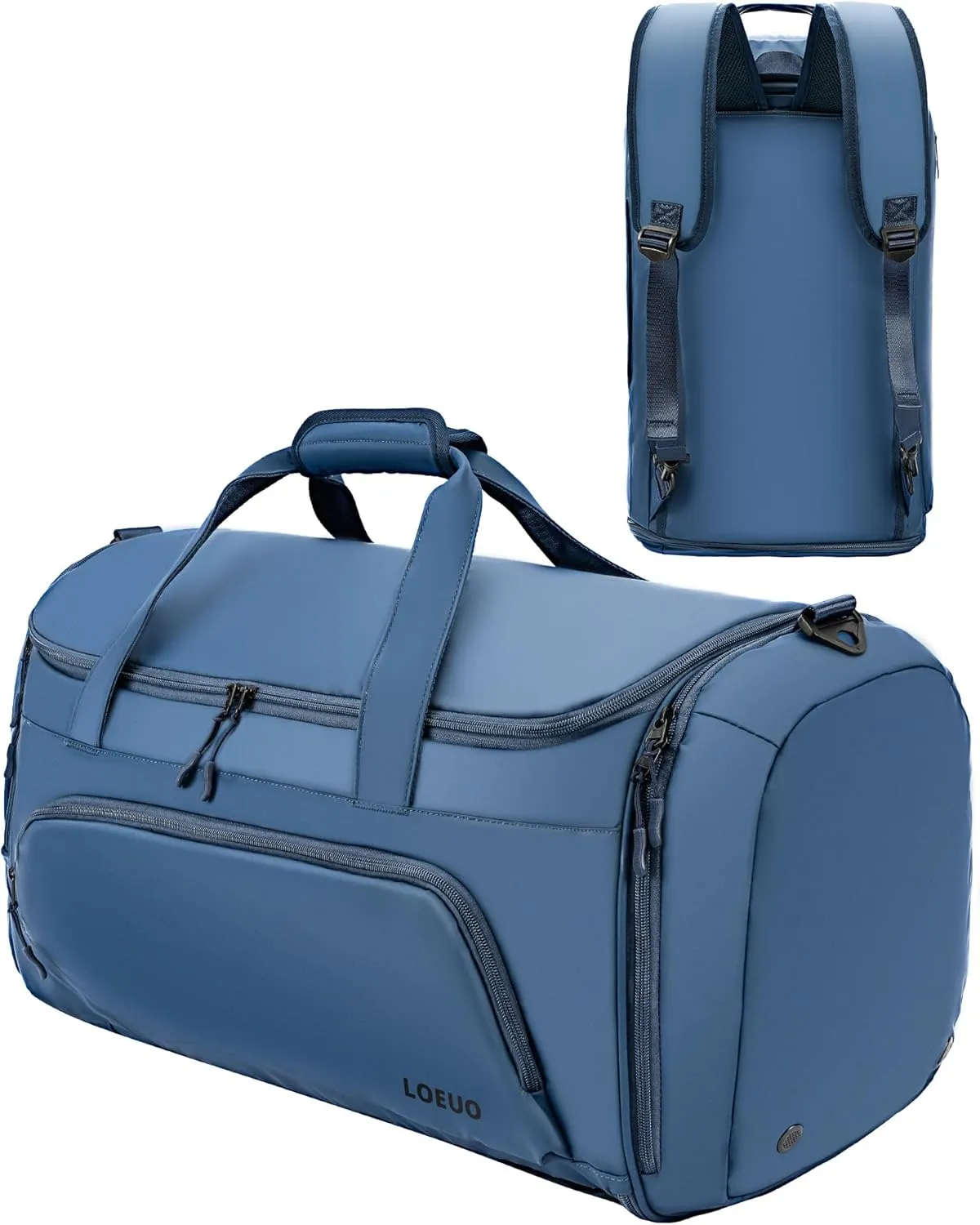 100% Waterproof Travel Garment Duffle Bags Combo Carry On for Women Men, Mens 3 In 1 Convertible Garment Bags for Travel with Shoe Compartment, High Capacity Folding Suit Bag Travel