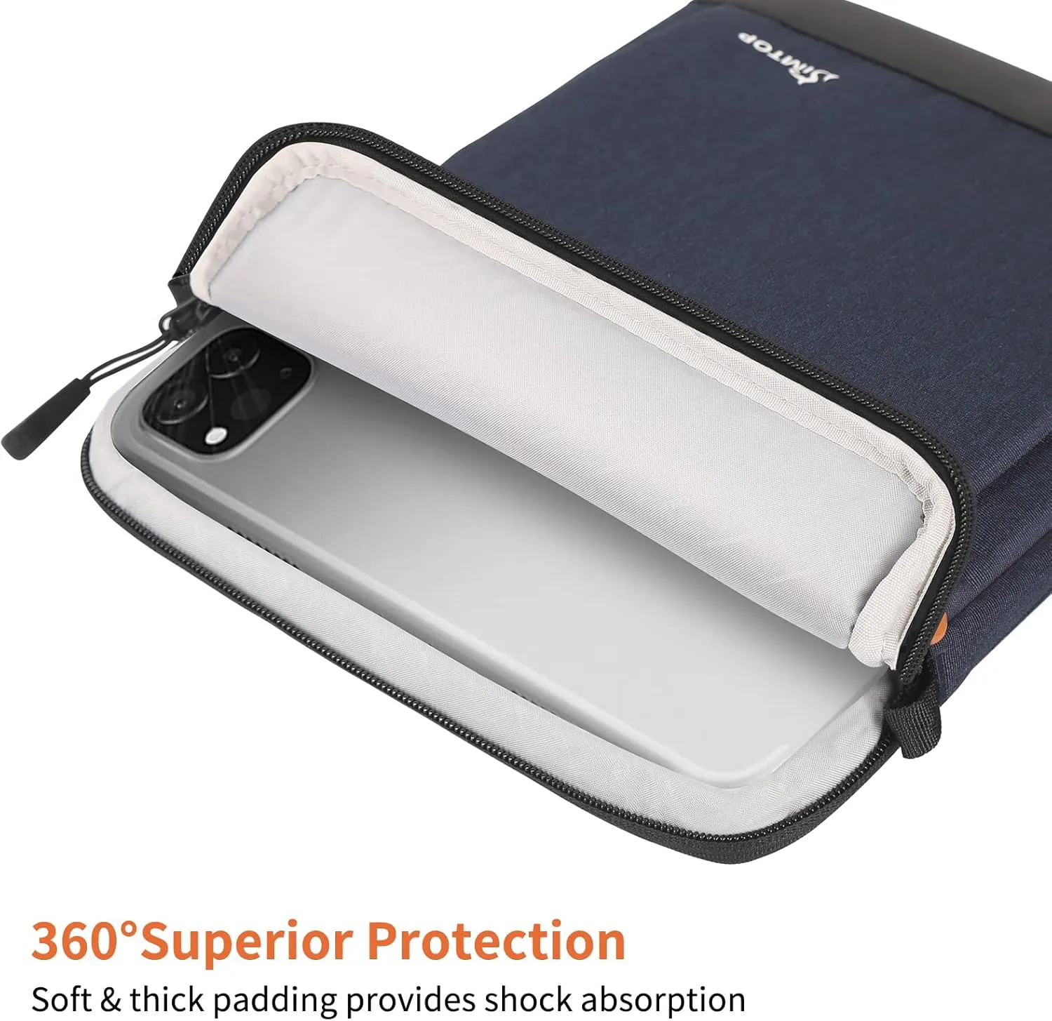 11 Inch Tablet Sleeve Compatible with iPad Pro 11-inch 4th Generation, iPad Air 5th Generation, iPad 10th Generation, and iPad Pro 11-inch 4th Generation, YKK Zipper, Detachable Shoulder Strap