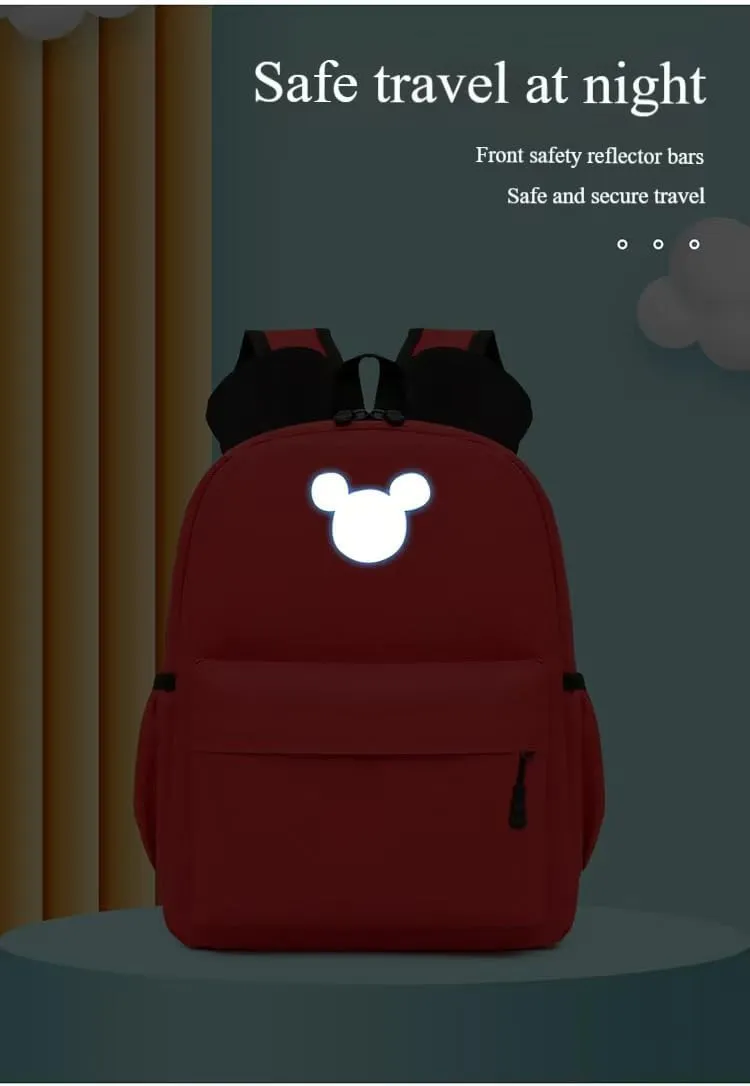 12 inches Mouse Shaped Backpack (red)