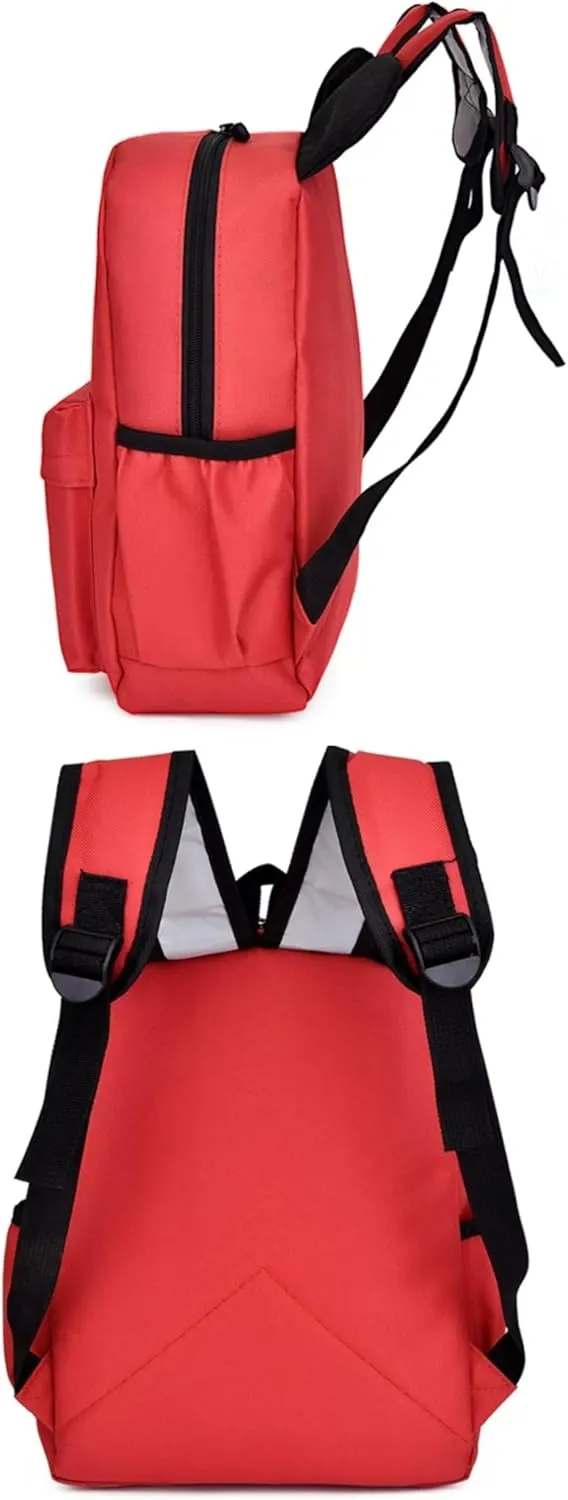 12 inches Mouse Shaped Backpack (red)