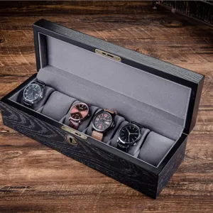 20 Slots Black Wooden Watch Boxes Storage Organizer Box Wood Double Layer Watch Mechanical Lock Jewelry Display Case Gift (Color : 20, Size : As the picture shows) (6 As the picture shows)