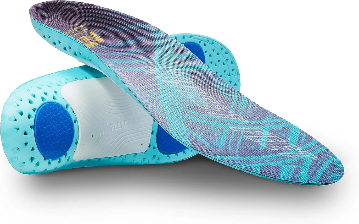2024 Stride Performance Running Insoles - Shock Absorption & Support | Perfect for Runners, Walkers, Athletes | Enhanced Comfort & Flexibility | Orthotic Support Medium to High Arches(LG) Men's 9-10.5