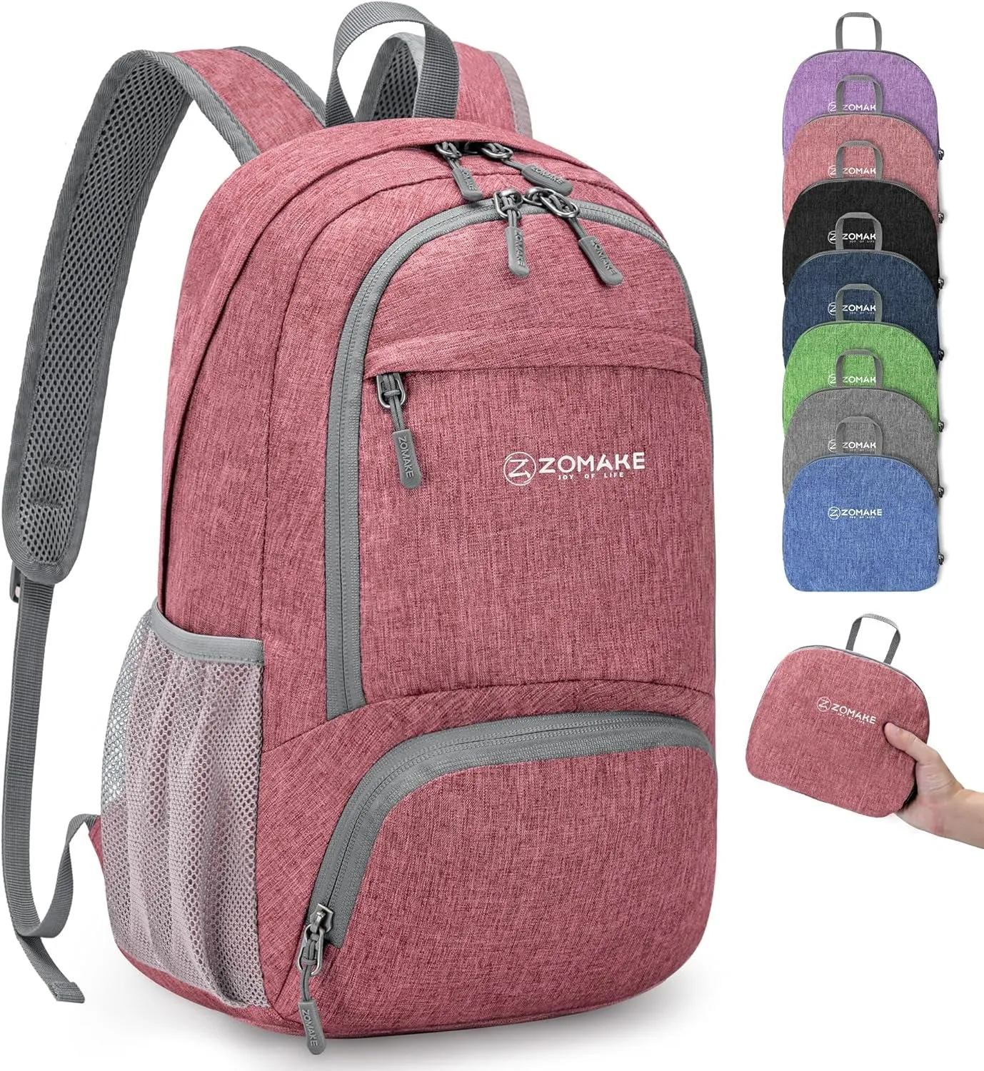 20L Lightweight Packable Hiking Backpack - Small Travel Hiking Daypack - Tear Resistant Foldable Day Pack for Camping