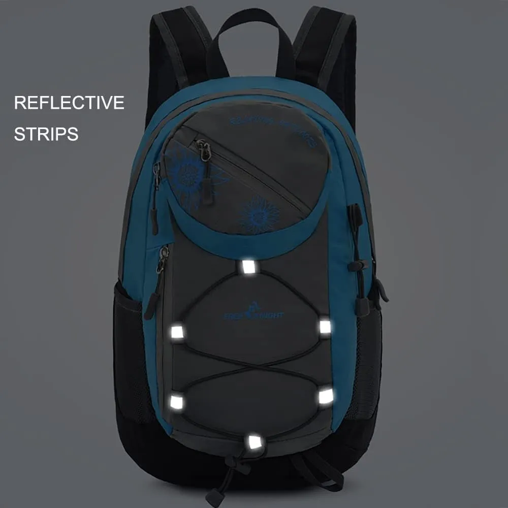 20L Waterproof Outdoor Sport Hiking Backpack,Small Size Lightweight Travel Daypack for Kids Boys Girls Cycling Camping (Blue)
