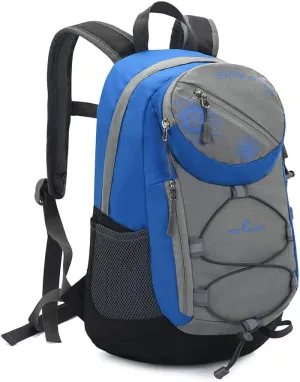 20L Waterproof Outdoor Sport Hiking Backpack,Small Size Lightweight Travel Daypack for Kids Boys Girls Cycling Camping (Blue)