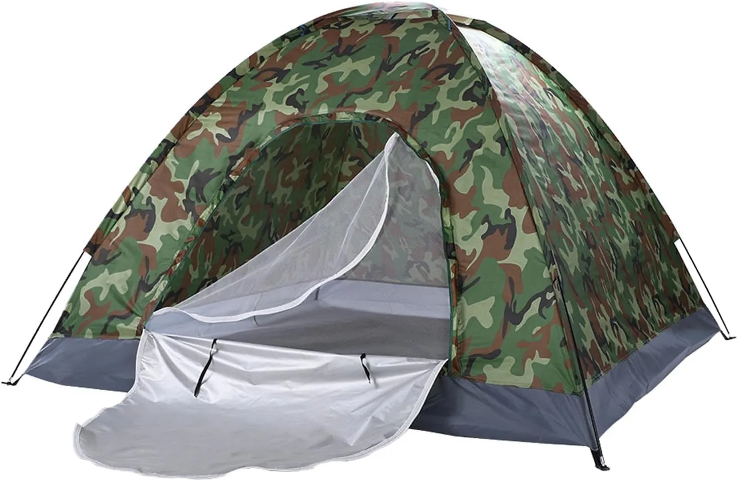 3-4 Person Camping Tent, Lightweight Dome Tent for Outdoor Adventures, Waterproof & Sun Ray Resistant, Easy Setup, Portable with Carry Bag, Canopy for Hiking, Backpacking, and Family Camping