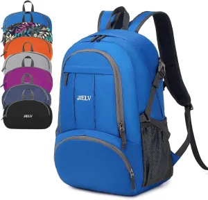 30L Lightweight Packable Backpack Small Foldable Hiking Backpack Waterproof Daypack Travel Camping Outdoor for Women Men Valentines Day Gifts(Lgiht Blue)