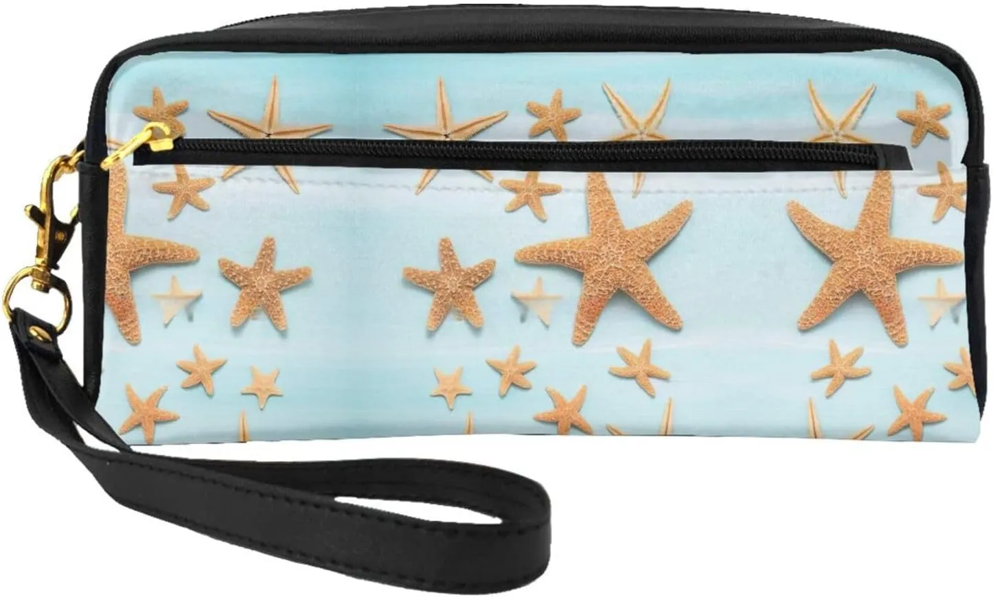 3D Beautiful Maritime Summer Print Cosmetic Makeup Bag â€“ Travel Toiletry Organizer, Perfect for Women's Storage and Business Trips