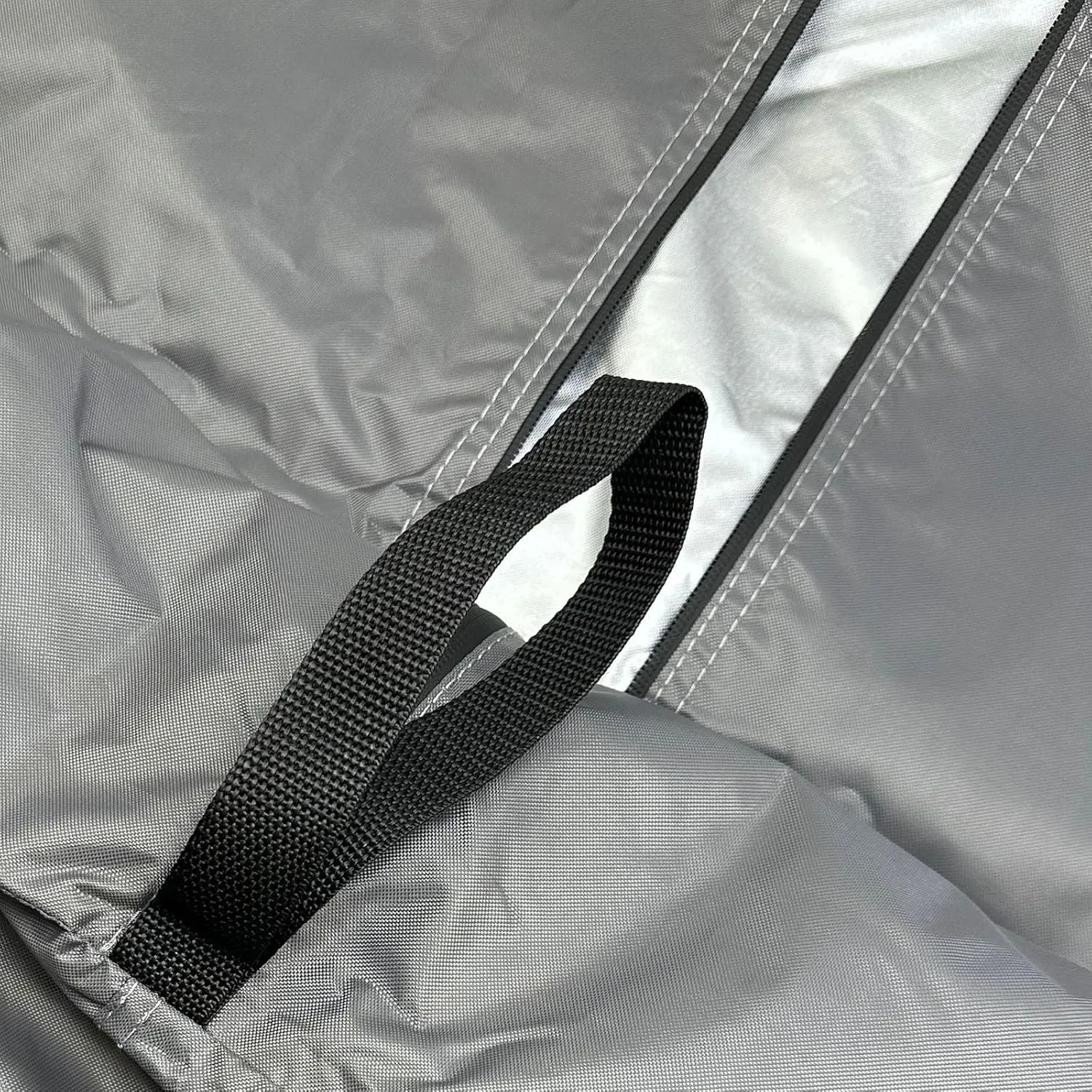 420D 10 ft Kayak Cover Canoe Cover Paddle Board Cover Boat Storage Cover Outdoor Waterproof Dustproof for Fishing Boat, Kayak, Canoe, Grey