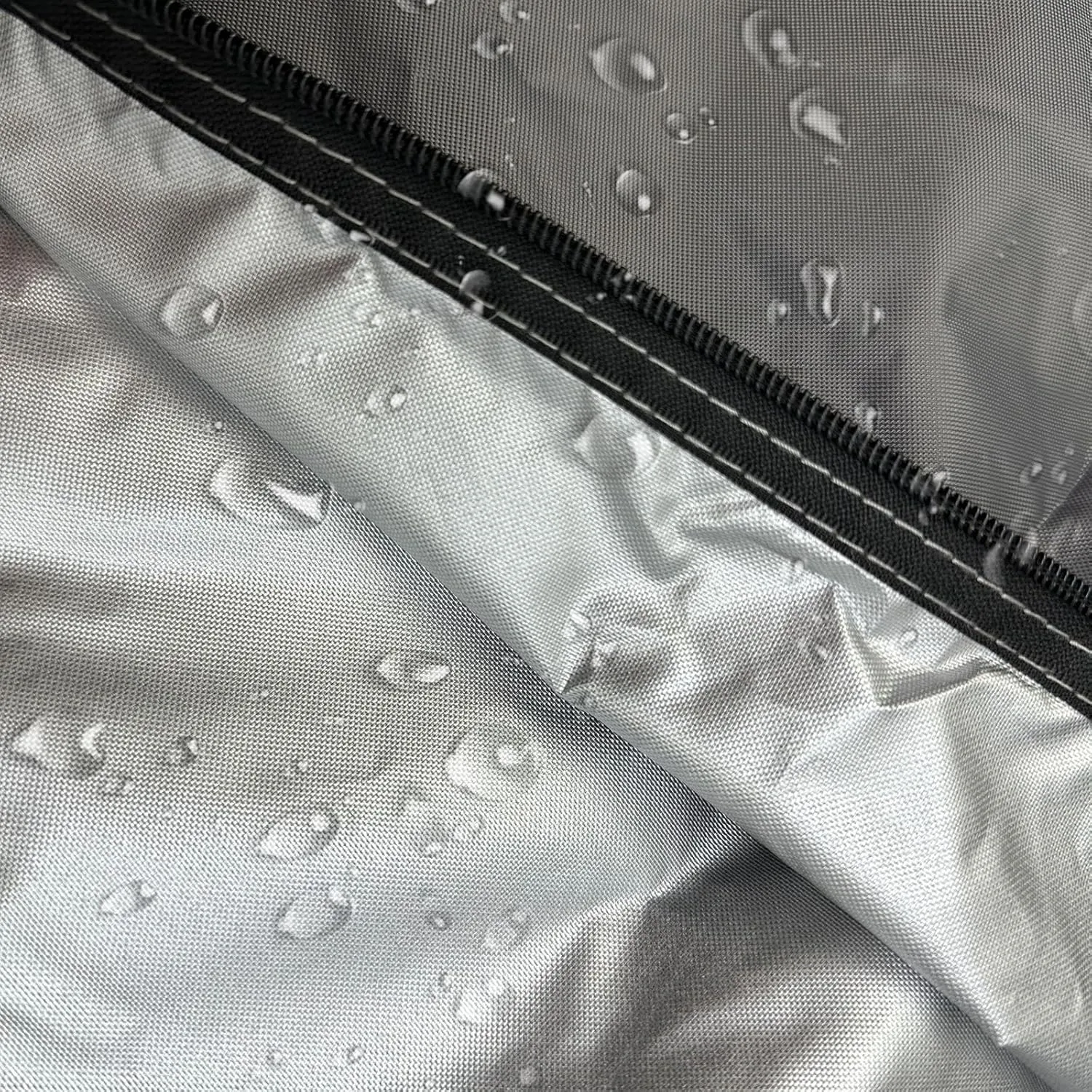 420D 10 ft Kayak Cover Canoe Cover Paddle Board Cover Boat Storage Cover Outdoor Waterproof Dustproof for Fishing Boat, Kayak, Canoe, Grey