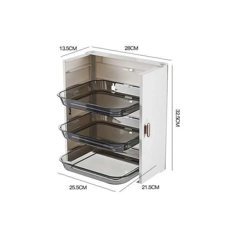 6-Layer Food Plate Organizer - Kitchen Storage Rack