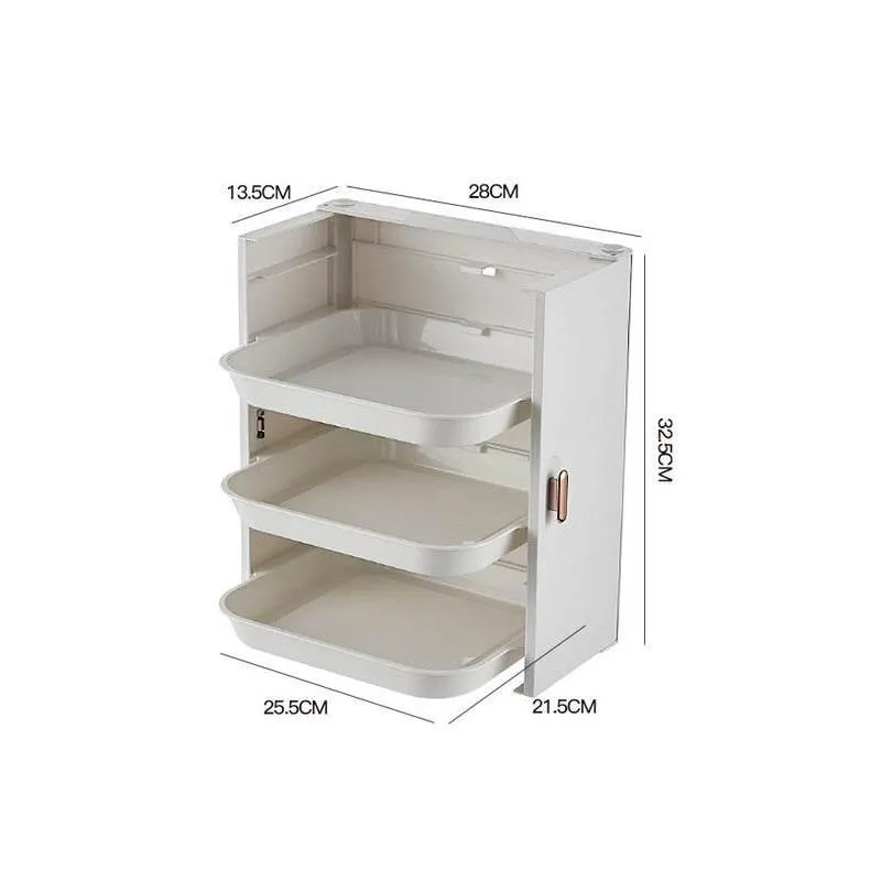6-Layer Food Plate Organizer - Kitchen Storage Rack