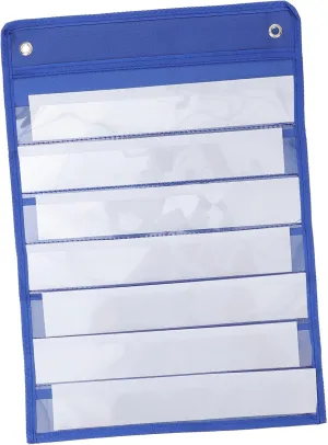 7-Layer Pet Storage Pocket Chart Fridge Whiteboard Classroom Home Teaching Bag and Educational Hanging Bag