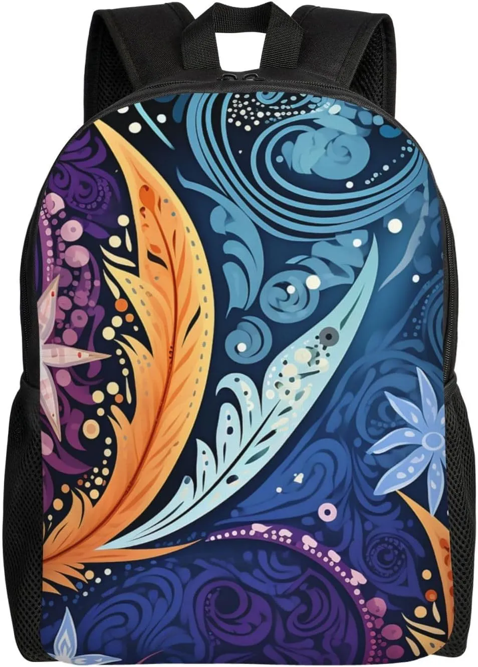 Aboriginal patterns Laptop Backpack for Men Women Lightweight Backpack Casual Daypack Travel Laptop Bag