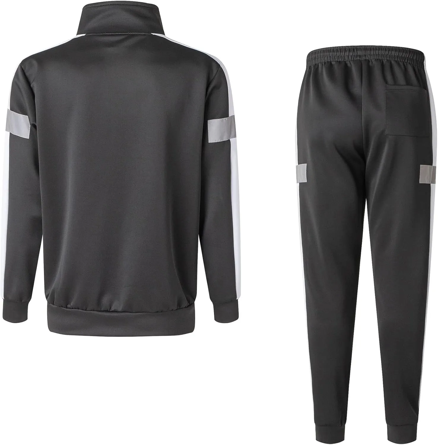 Abovewater Men's Tracksuits Sweatsuits for Men Set Track Suits 2 Piece Casual Athletic Jogging Warm Up Full Zip Sweat Suits