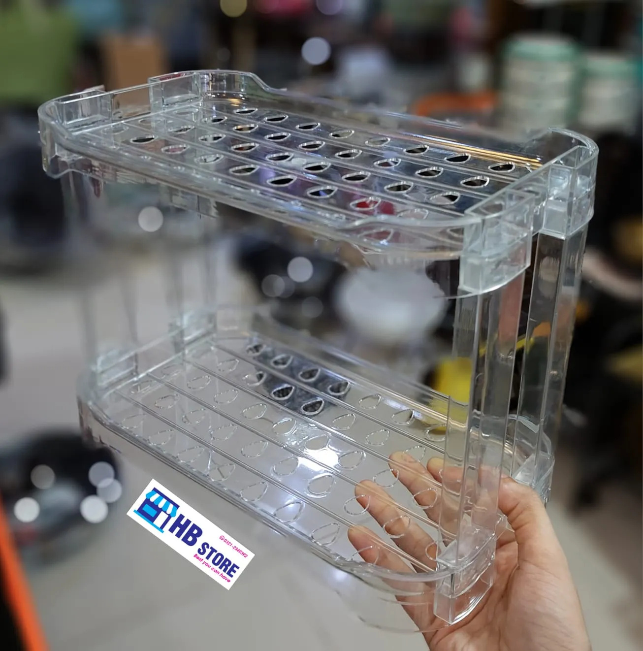 Acrylic 2 Layer 3 Layer Shelf Stand