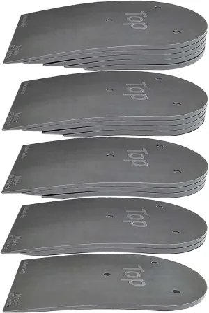 Adjustable Leg Length Discrepancy Heel Lifts Inserts Insoles (Large)