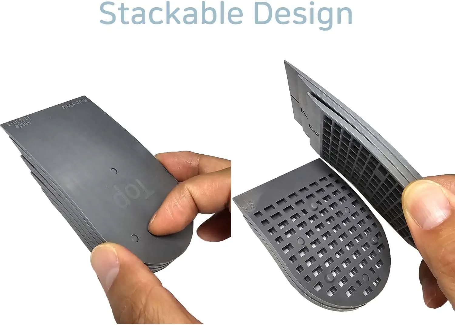 Adjustable Leg Length Discrepancy Heel Lifts Inserts Insoles (Small)
