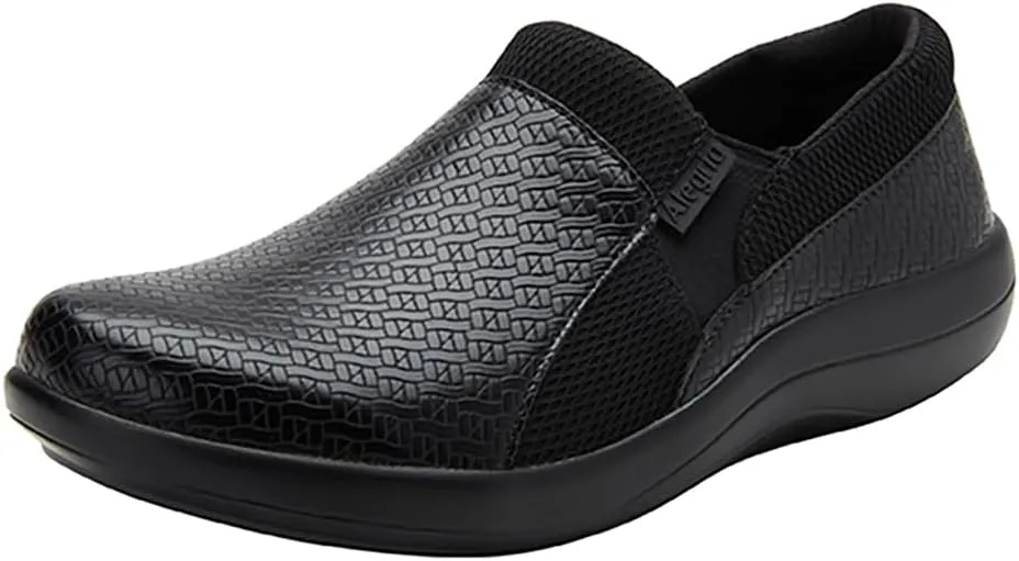 Alegria Women's Duette Shoe Black Woven 10 US
