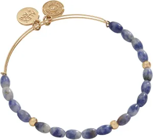 Alex and Ani Sodalite Beaded Bangle