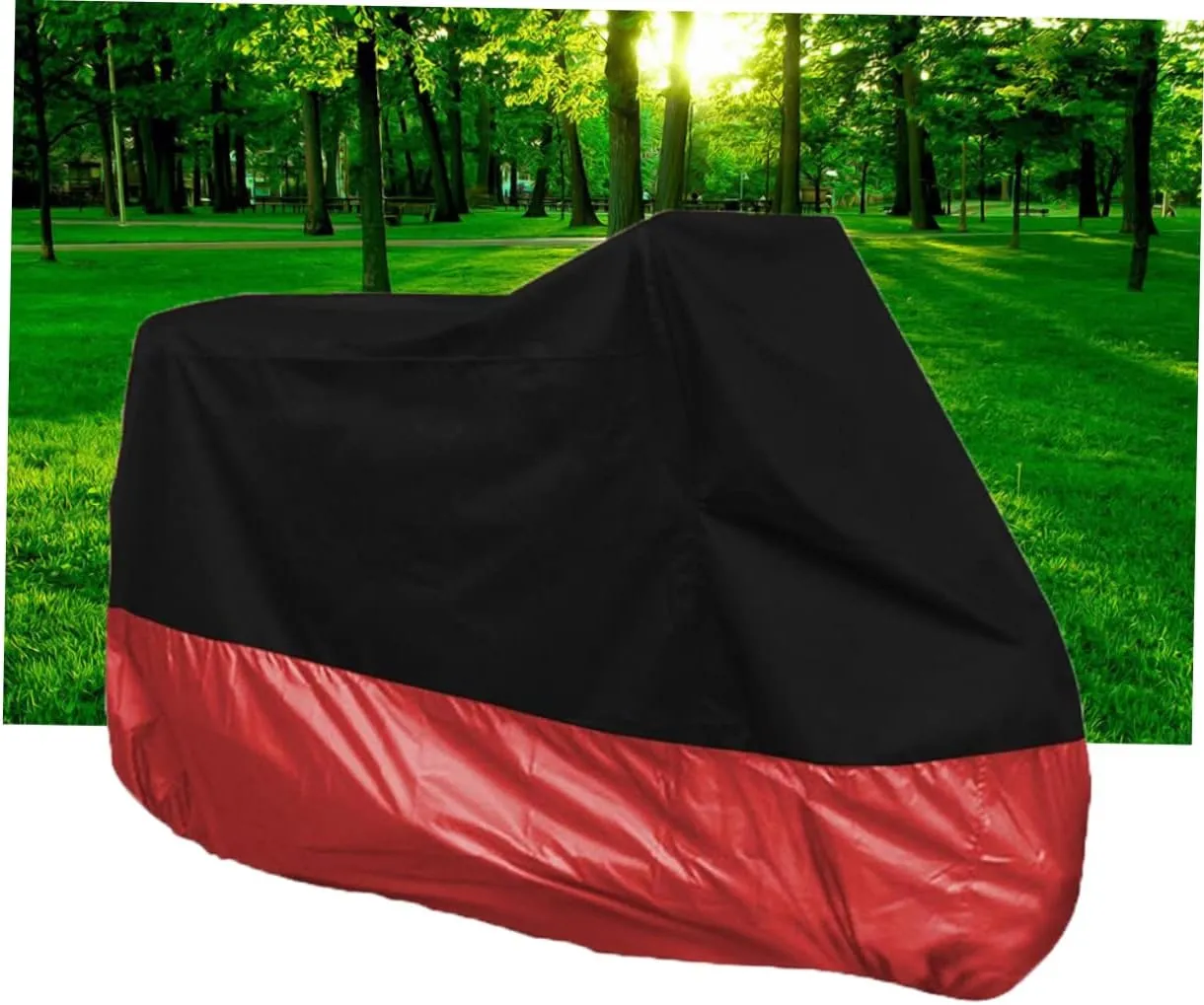 Alipis Motorcycle Rain Cover Weatherproof Polyester Sun Protection Fits Atvs Scooters Size XL