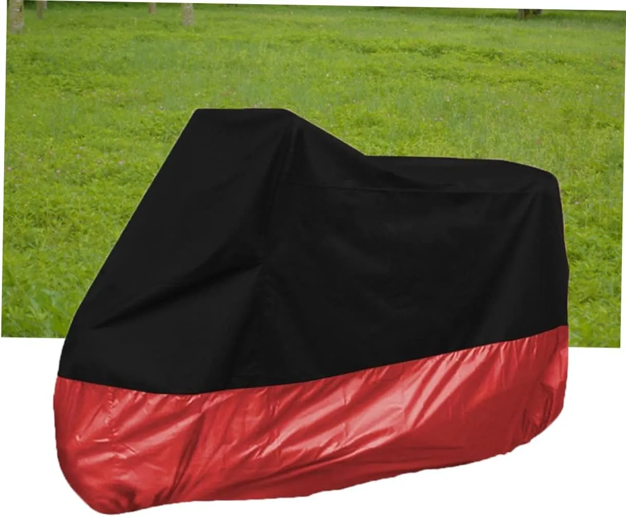 Alipis Motorcycle Rain Cover Weatherproof Polyester Sun Protection Fits Atvs Scooters Size XL