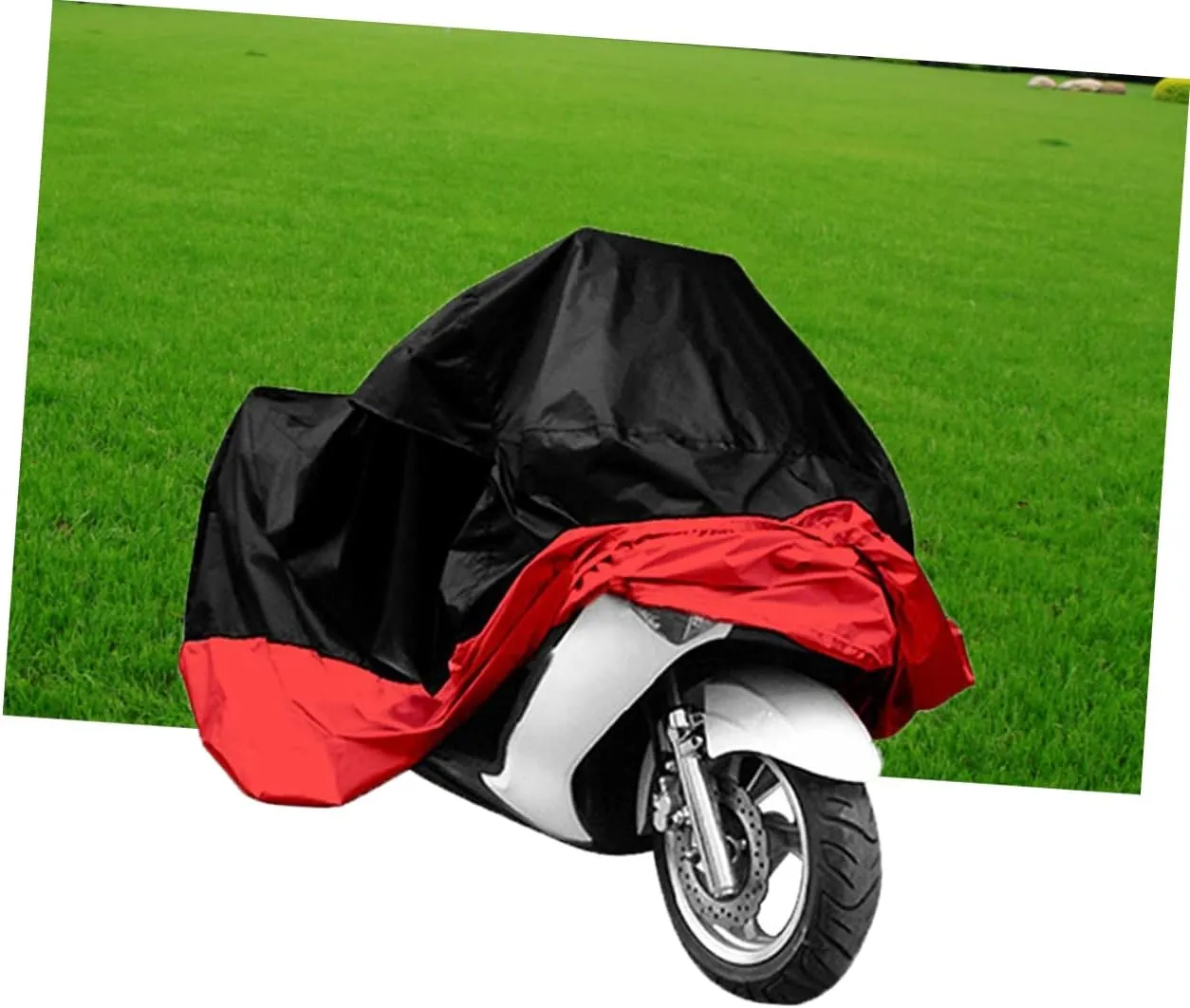 Alipis Motorcycle Rain Cover Weatherproof Polyester Sun Protection Fits Atvs Scooters Size XL