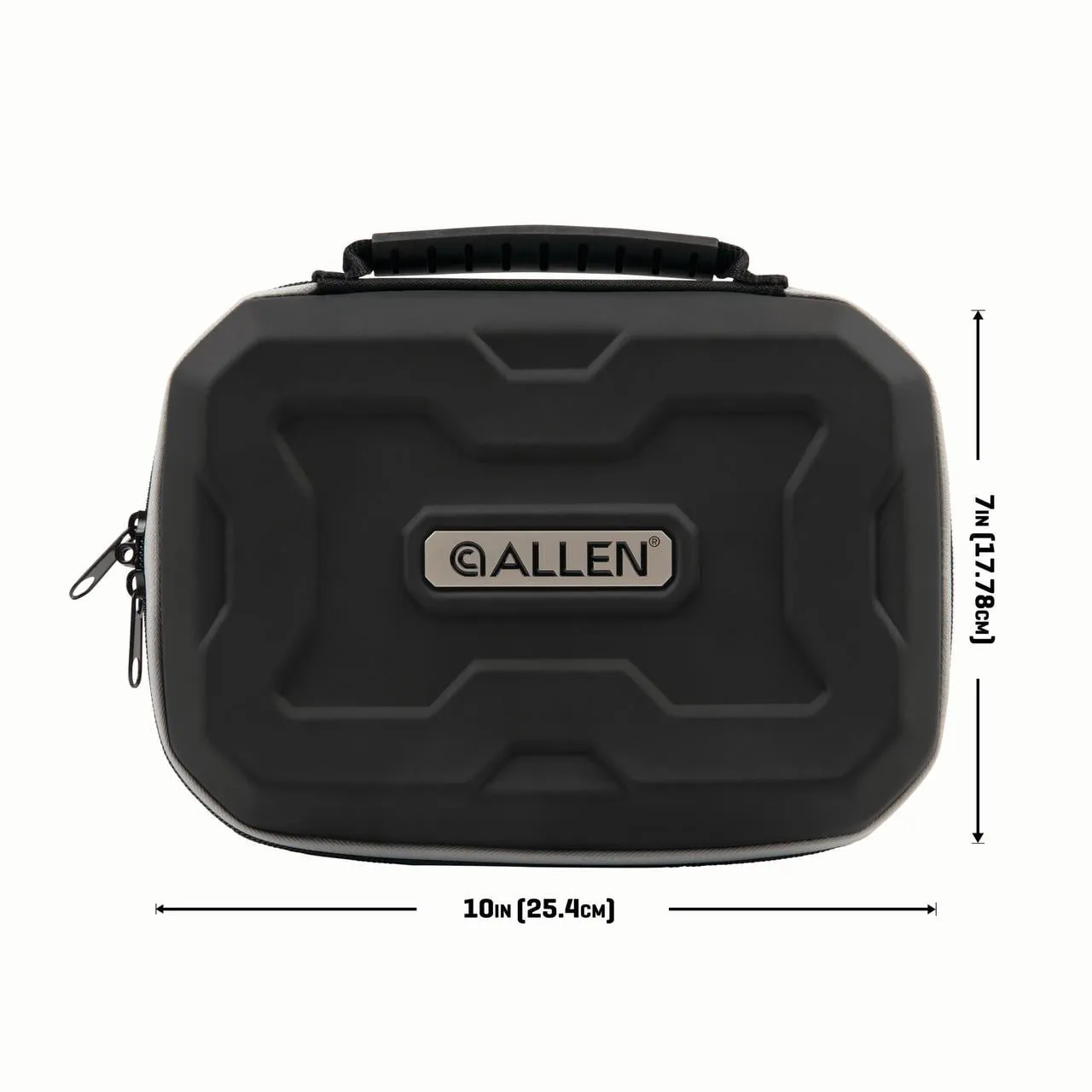 Allen Company Exo Lockable Hardshell 9" Handgun Gun Case, Black, Foam, 80-9A