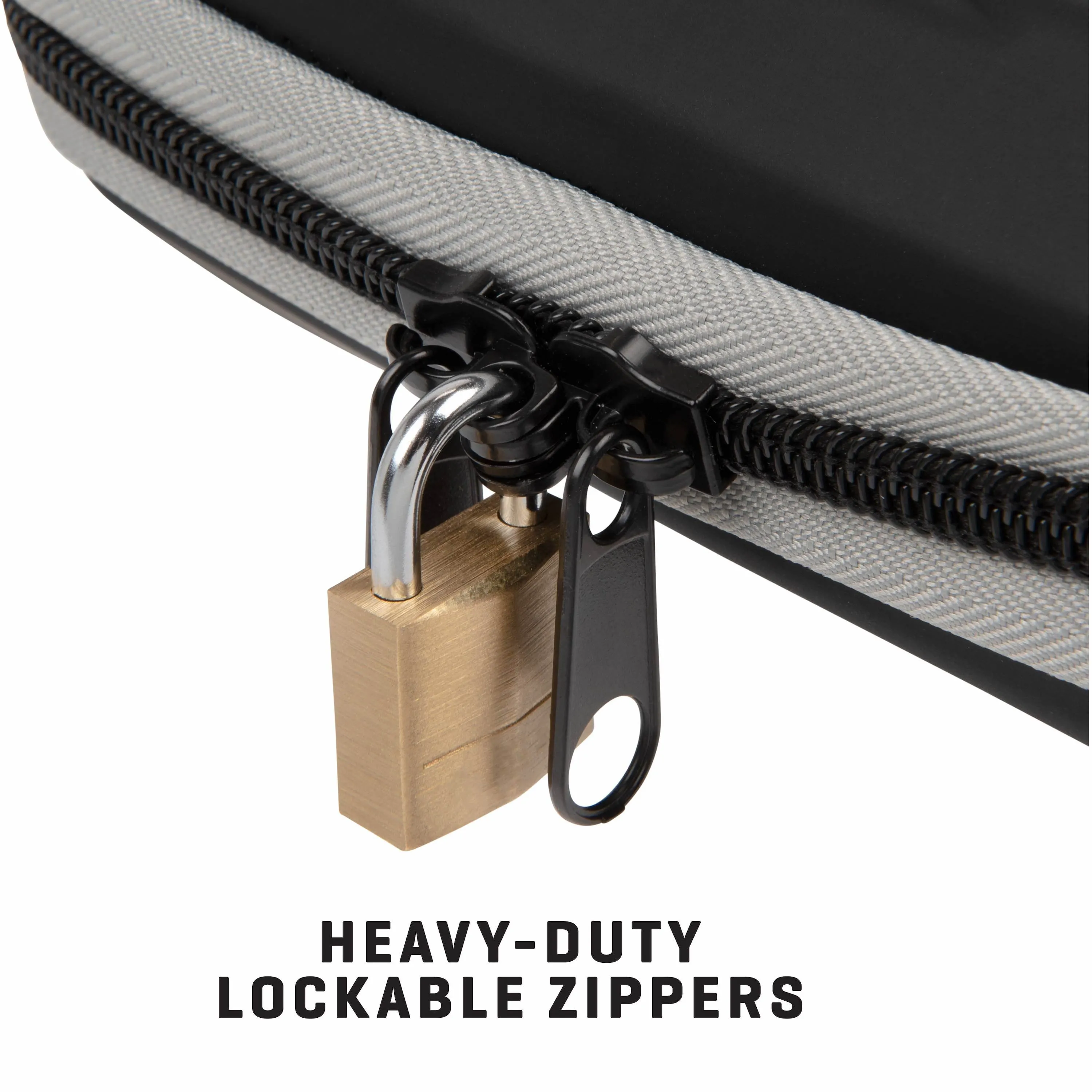 Allen Company Exo Lockable Hardshell 9" Handgun Gun Case, Black, Foam, 80-9A