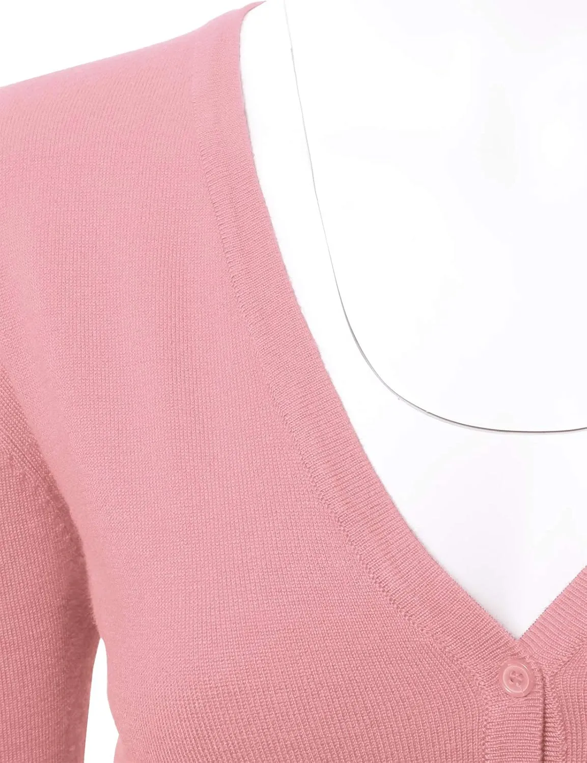 Allsense Women's Long-Sleeve Lightweight V-Neck Cardigan Sweater