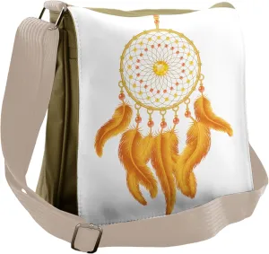 Ambesonne Aztec Messenger Bag, American Indigenous, Unisex Cross-body
