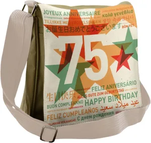 Ambesonne Vintage Messenger Bag, Worldwide Greetings, Unisex Cross-body
