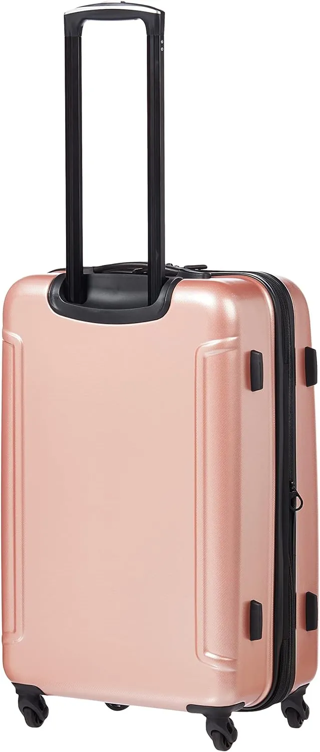 American Tourister Moonlight Hardside Expandable Luggage with Spinner Wheels, Rose Gold, Carry-On 21-Inch