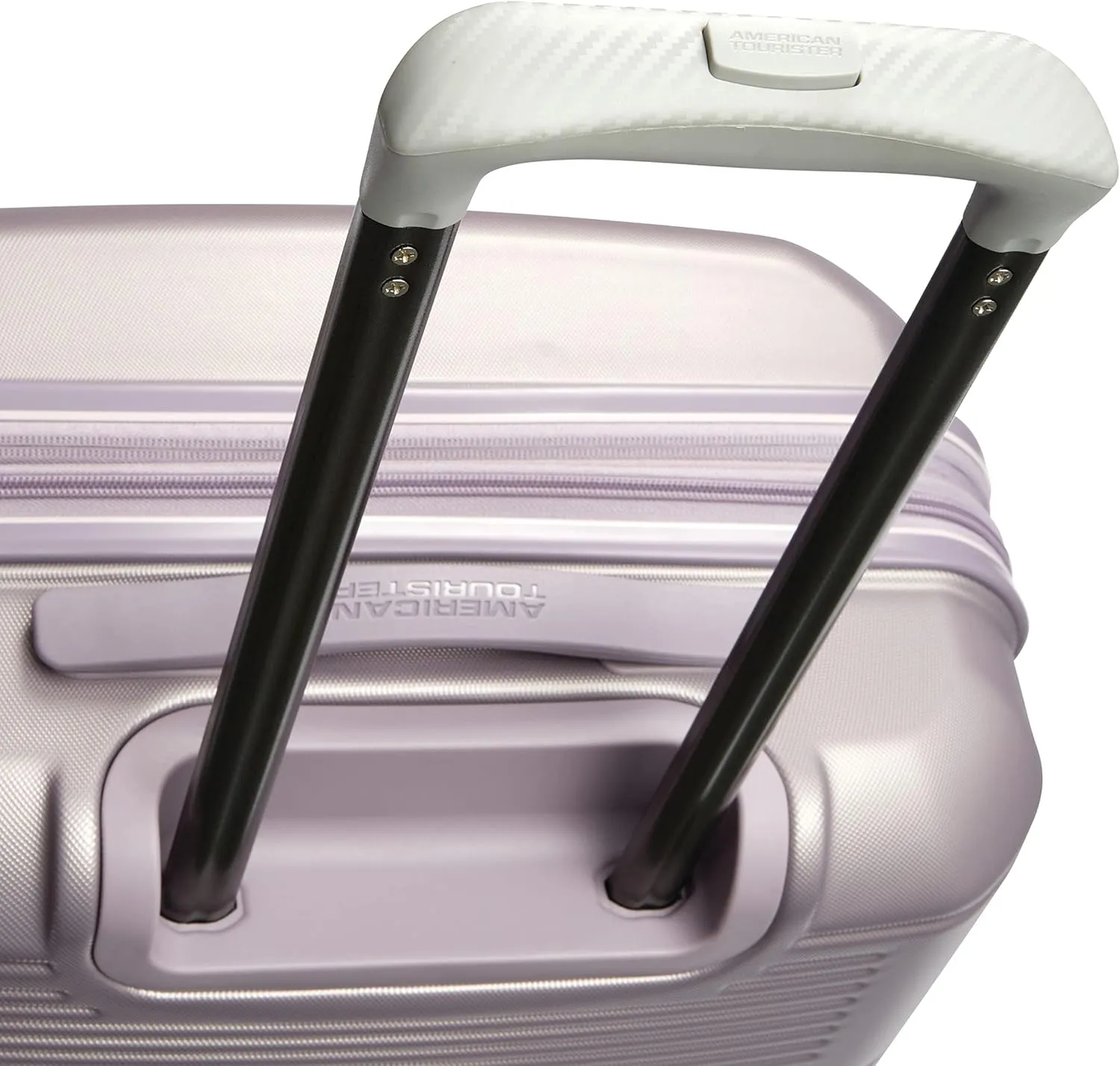 American Tourister Stratum 2.0 Expandable Hardside Luggage with Spinner Wheels, Purple Haze, Carry-on