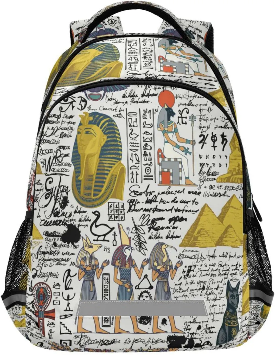 Ancient Egypt Theme Backpack for Girls Kids Boys School Bookbags,Student Laptop Backpack Carrying Bag Casual Lightweight Travel Sports Day Packs