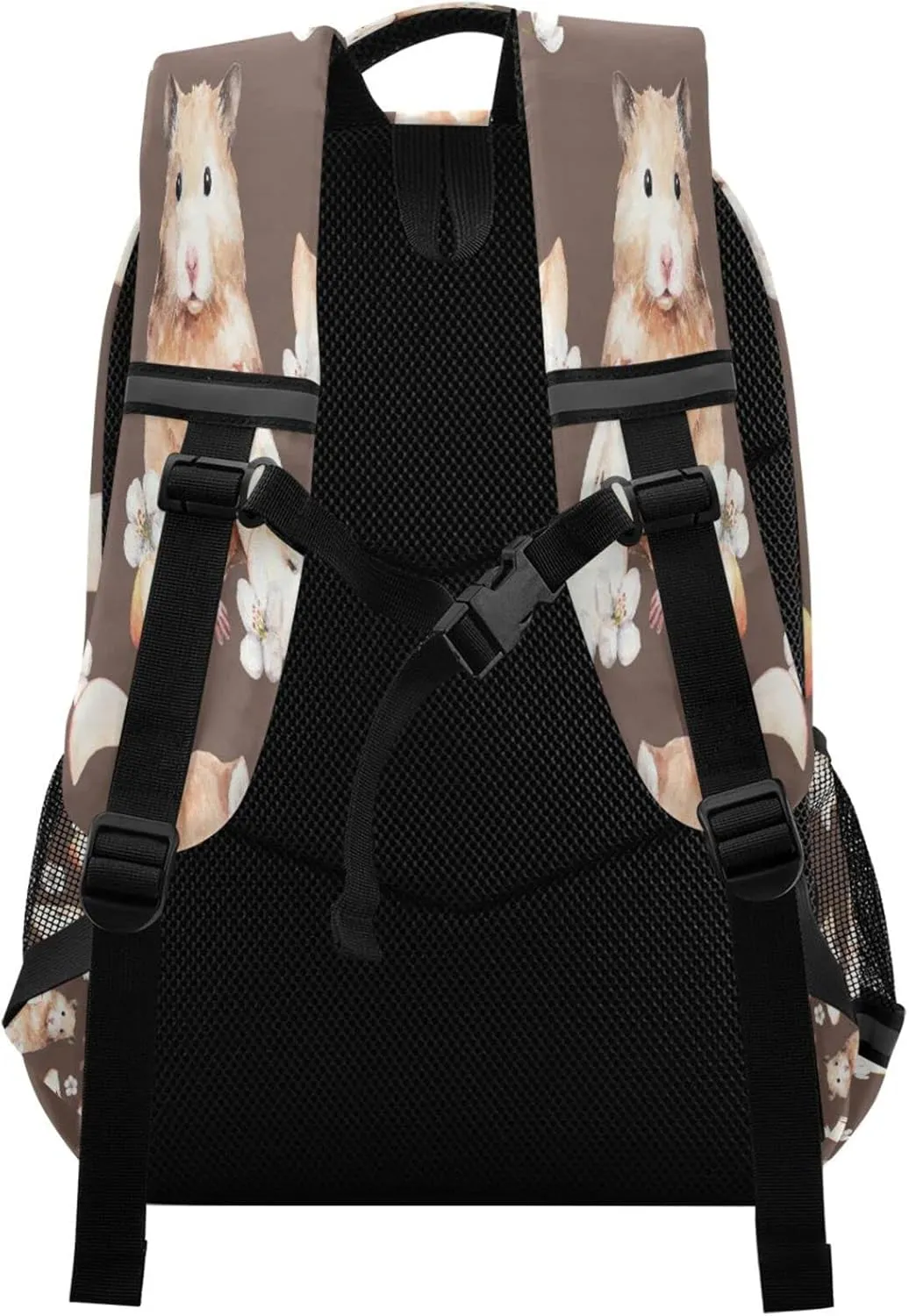 Animal Red Hamster Backpack for Girls Kids Boys School Bookbags,Student Laptop Backpack Carrying Bag Casual Lightweight Travel Sports Day Packs