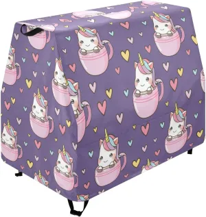 Animals in A Cup Of Coffee Kids Water Table Cover for Step2 Rain Showers Splash Pond Water Play Outdoor Waterproof Dust Proof Anti-UV Kids Toy Table Cover
