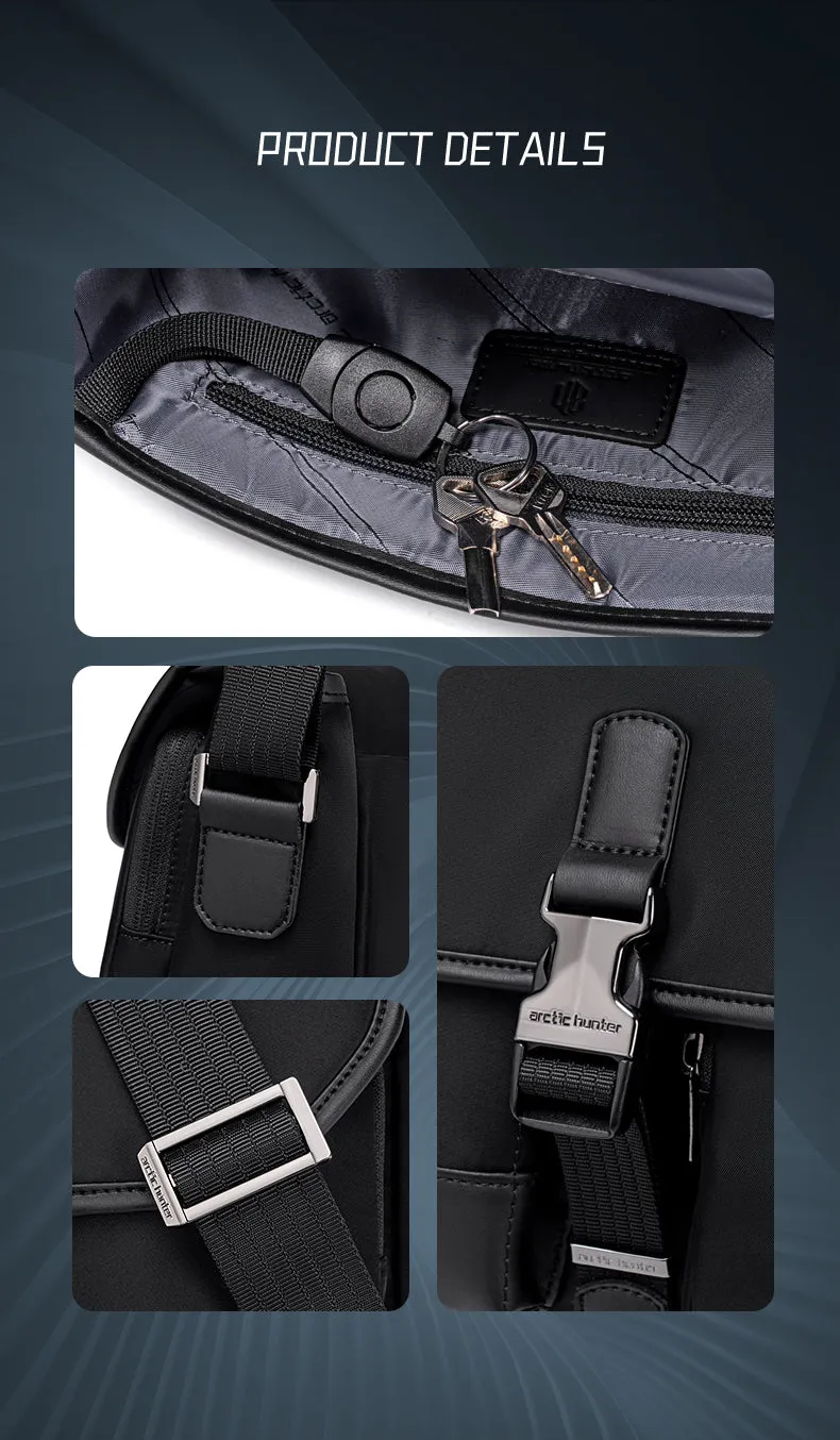 Arctic Hunter i-Fury Messenger Sling Bag Multicompartment Tablet Compartment (11")