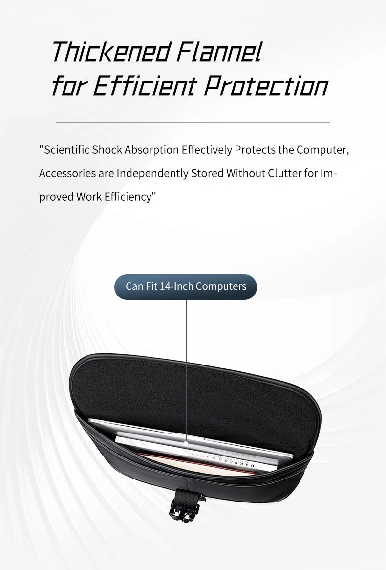 Arctic Hunter i-Popper Messenger Clutch Bag Multicompartment Tablet Compartment (11")