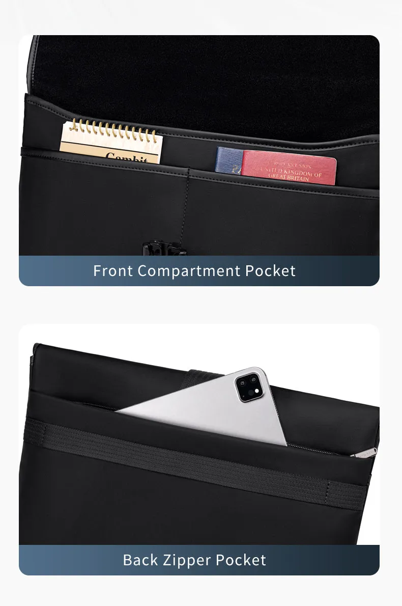 Arctic Hunter i-Popper Messenger Clutch Bag Multicompartment Tablet Compartment (11")