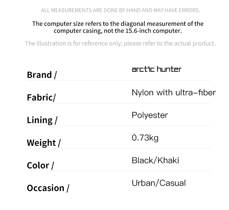 Arctic Hunter i-Rubix Briefcase Laptop Sling bag Design Separation Compartment Messenger Bag Sling Bag UNISEX