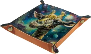 Art Galaxy Elk Small Stacking Jewelry Organizer Trays, Desk Drawer Organizer Tray and Earring Tray for Women and Girls