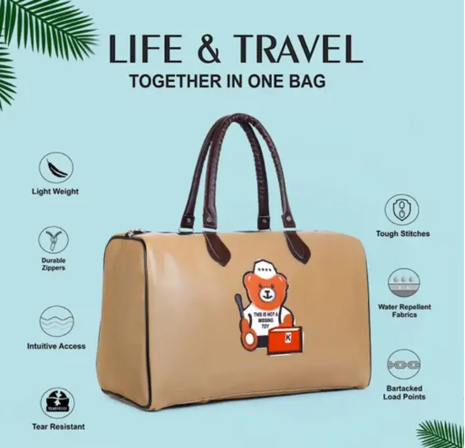 Astute 10 Ltrs PU Duffle Cum Backpack