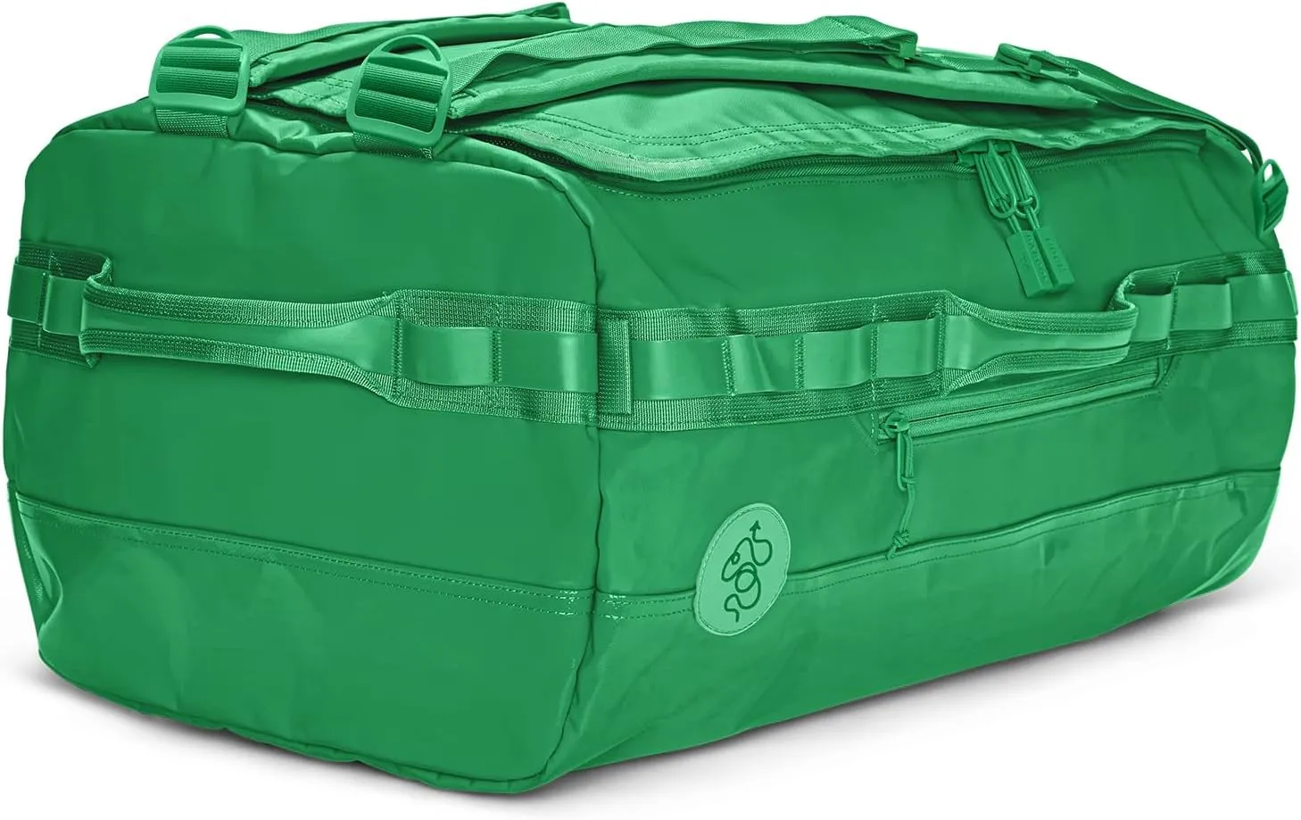Baboon to the Moon Go-Bag Big Duffle Bag - Stylish, Compact, Large Travel Bag Lightweight, Durable, Water-Resistant for Men and Women (Green)