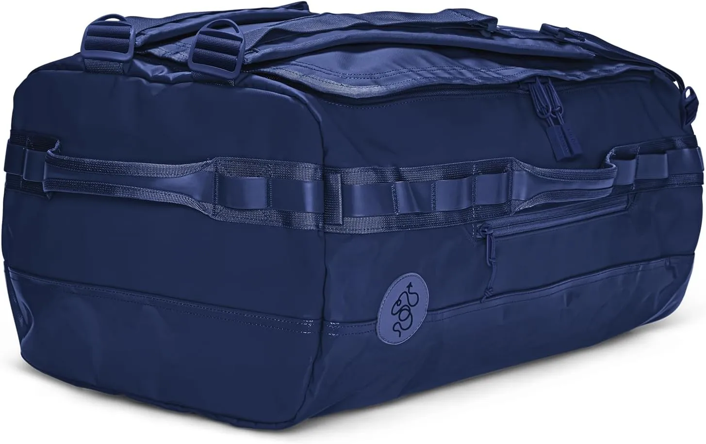 Baboon to the Moon Go-Bag Big Duffle Bag - Stylish, Compact, Large Travel Bag Lightweight, Durable, Water-Resistant for Men and Women (Navy)